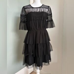 Forever 21 Black Lace Mini Dress
